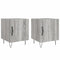 vidaXL Bedside Cabinets 2 pcs Grey Sonoma 40x40x50 cm Engineered Wood