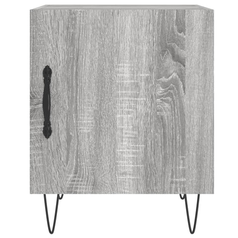 vidaXL Bedside Cabinets 2 pcs Grey Sonoma 40x40x50 cm Engineered Wood