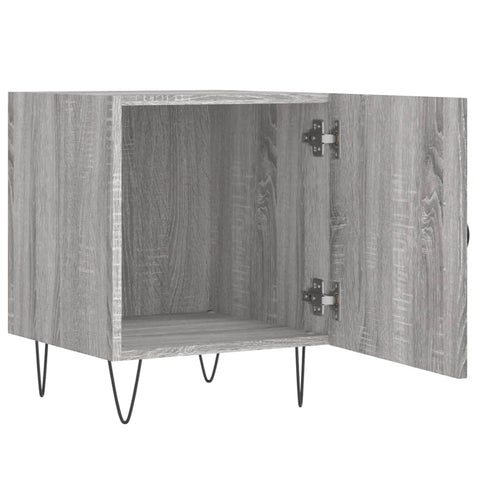 vidaXL Bedside Cabinets 2 pcs Grey Sonoma 40x40x50 cm Engineered Wood