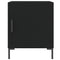 vidaXL Bedside Cabinet Black 40x40x50 cm Engineered Wood