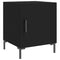 vidaXL Bedside Cabinets 2 pcs Black 40x40x50 cm Engineered Wood