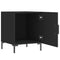 vidaXL Bedside Cabinets 2 pcs Black 40x40x50 cm Engineered Wood