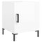 vidaXL Bedside Cabinets 2 pcs High Gloss White 40x40x50 cm Engineered Wood