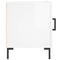 vidaXL Bedside Cabinets 2 pcs High Gloss White 40x40x50 cm Engineered Wood