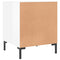 vidaXL Bedside Cabinets 2 pcs High Gloss White 40x40x50 cm Engineered Wood