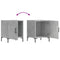 vidaXL Bedside Cabinet Concrete Grey 40x40x50 cm Engineered Wood
