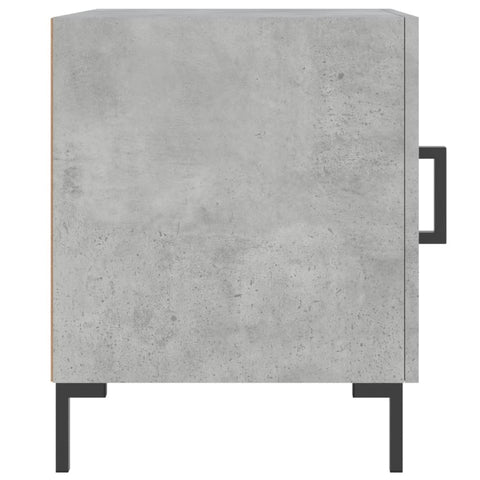 vidaXL Bedside Cabinets 2 pcs Concrete Grey 40x40x50 cm Engineered Wood
