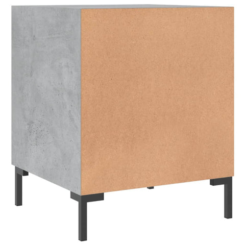 vidaXL Bedside Cabinets 2 pcs Concrete Grey 40x40x50 cm Engineered Wood