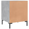 vidaXL Bedside Cabinets 2 pcs Concrete Grey 40x40x50 cm Engineered Wood