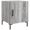 vidaXL Bedside Cabinet Grey Sonoma 40x40x50 cm Engineered Wood