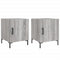 vidaXL Bedside Cabinets 2 pcs Grey Sonoma 40x40x50 cm Engineered Wood