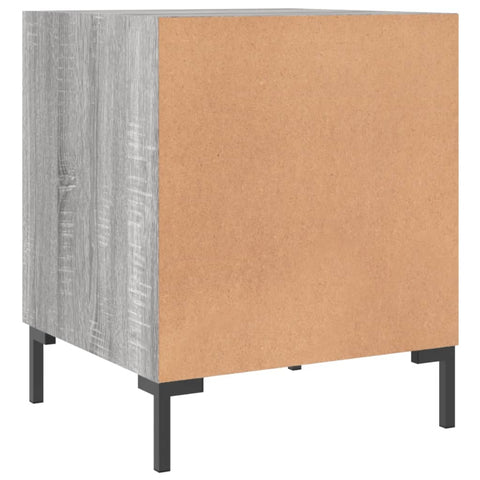 vidaXL Bedside Cabinets 2 pcs Grey Sonoma 40x40x50 cm Engineered Wood