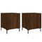 vidaXL Bedside Cabinets 2 pcs Brown Oak 40x40x50 cm Engineered Wood
