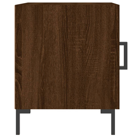 vidaXL Bedside Cabinets 2 pcs Brown Oak 40x40x50 cm Engineered Wood