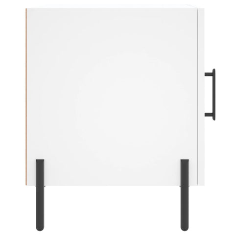 vidaXL Bedside Cabinets 2 pcs White 40x40x50 cm Engineered Wood