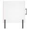 vidaXL Bedside Cabinets 2 pcs White 40x40x50 cm Engineered Wood