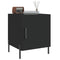 vidaXL Bedside Cabinets 2 pcs Black 40x40x50 cm Engineered Wood