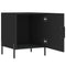 vidaXL Bedside Cabinets 2 pcs Black 40x40x50 cm Engineered Wood
