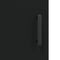 vidaXL Bedside Cabinets 2 pcs Black 40x40x50 cm Engineered Wood