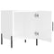 vidaXL Bedside Cabinets 2 pcs High Gloss White 40x40x50 cm Engineered Wood