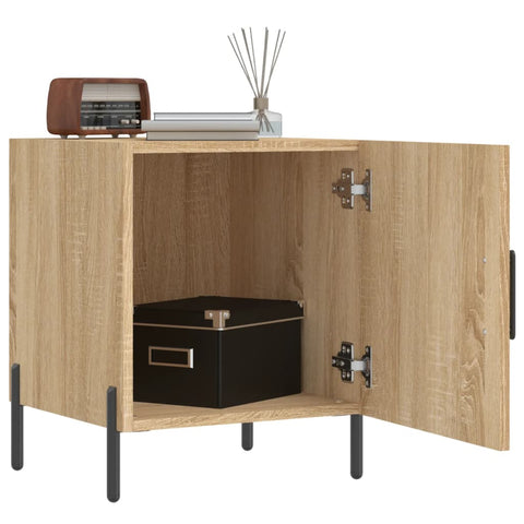 vidaXL Bedside Cabinets 2 pcs Sonoma Oak 40x40x50 cm Engineered Wood