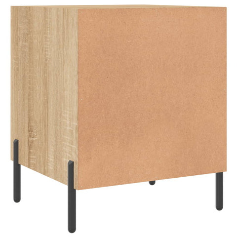 vidaXL Bedside Cabinets 2 pcs Sonoma Oak 40x40x50 cm Engineered Wood