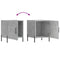 vidaXL Bedside Cabinet Concrete Grey 40x40x50 cm Engineered Wood