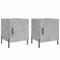 vidaXL Bedside Cabinets 2 pcs Concrete Grey 40x40x50 cm Engineered Wood