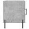 vidaXL Bedside Cabinets 2 pcs Concrete Grey 40x40x50 cm Engineered Wood