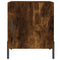 vidaXL Bedside Cabinet Smoked Oak 40x40x50 cm Engineered Wood