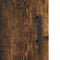 vidaXL Bedside Cabinet Smoked Oak 40x40x50 cm Engineered Wood