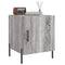 vidaXL Bedside Cabinet Grey Sonoma 40x40x50 cm Engineered Wood