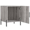 vidaXL Bedside Cabinet Grey Sonoma 40x40x50 cm Engineered Wood