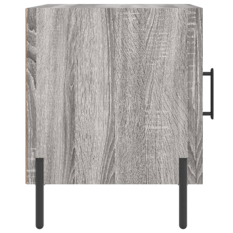 vidaXL Bedside Cabinet Grey Sonoma 40x40x50 cm Engineered Wood