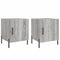 vidaXL Bedside Cabinets 2 pcs Grey Sonoma 40x40x50 cm Engineered Wood