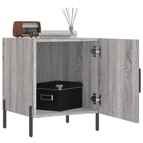 vidaXL Bedside Cabinets 2 pcs Grey Sonoma 40x40x50 cm Engineered Wood