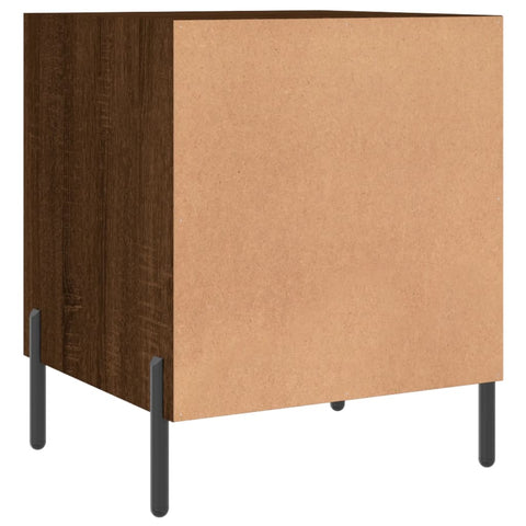 vidaXL Bedside Cabinet Brown Oak 40x40x50 cm Engineered Wood