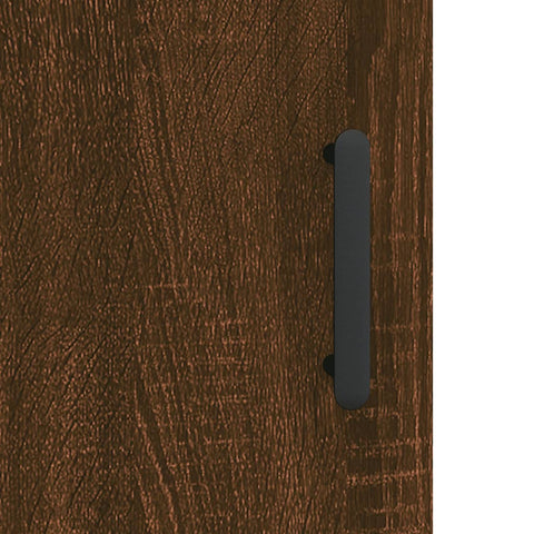 vidaXL Bedside Cabinet Brown Oak 40x40x50 cm Engineered Wood