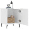vidaXL Bedside Cabinets 2 pcs White 40x40x50 cm Engineered Wood