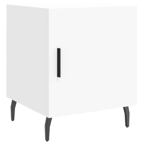 vidaXL Bedside Cabinets 2 pcs White 40x40x50 cm Engineered Wood