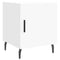 vidaXL Bedside Cabinets 2 pcs White 40x40x50 cm Engineered Wood