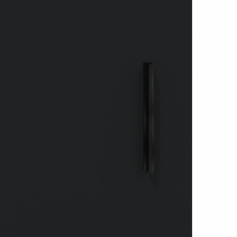 vidaXL Bedside Cabinet Black 40x40x50 cm Engineered Wood