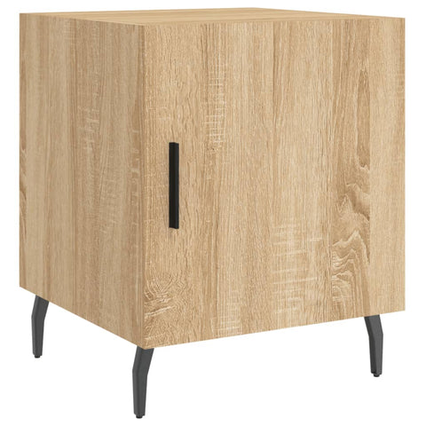 vidaXL Bedside Cabinets 2 pcs Sonoma Oak 40x40x50 cm Engineered Wood