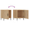 vidaXL Bedside Cabinets 2 pcs Sonoma Oak 40x40x50 cm Engineered Wood
