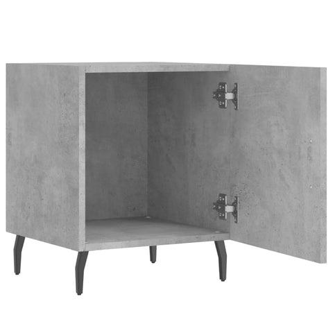 vidaXL Bedside Cabinet Concrete Grey 40x40x50 cm Engineered Wood