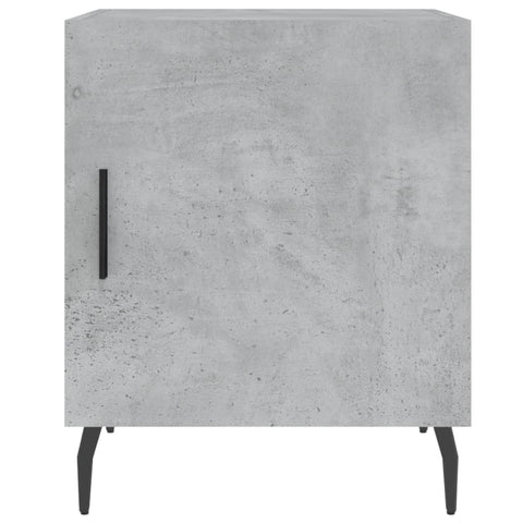 vidaXL Bedside Cabinet Concrete Grey 40x40x50 cm Engineered Wood
