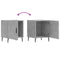 vidaXL Bedside Cabinet Concrete Grey 40x40x50 cm Engineered Wood