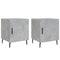 vidaXL Bedside Cabinets 2 pcs Concrete Grey 40x40x50 cm Engineered Wood