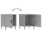 vidaXL Bedside Cabinets 2 pcs Concrete Grey 40x40x50 cm Engineered Wood
