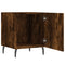 vidaXL Bedside Cabinet Smoked Oak 40x40x50 cm Engineered Wood